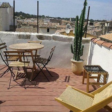 Appartement Avec Terrasse Panoramique Au Coeur De นีมส์ ภายนอก รูปภาพ